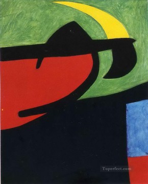 Joan Miro Painting - Catalan Peasant in the Moonlight Joan Miro